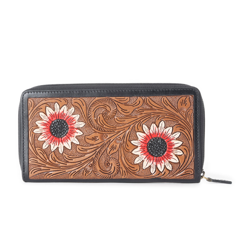 Orange Bloom Wallet