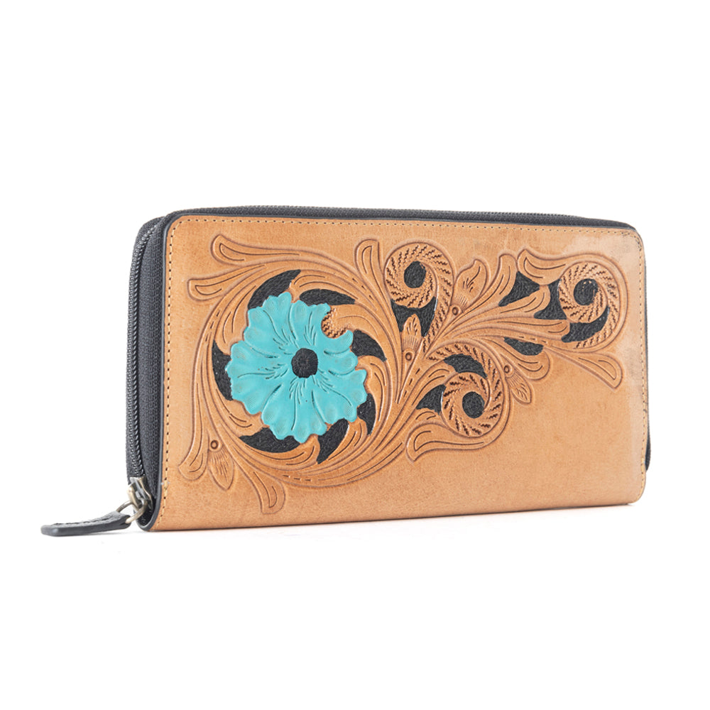 Blue Bloom Wallet