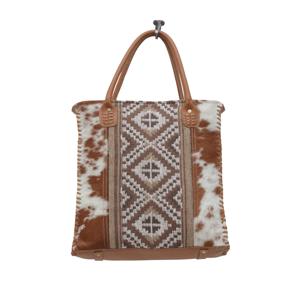 ELISA LEATHER & HAIRON BAG