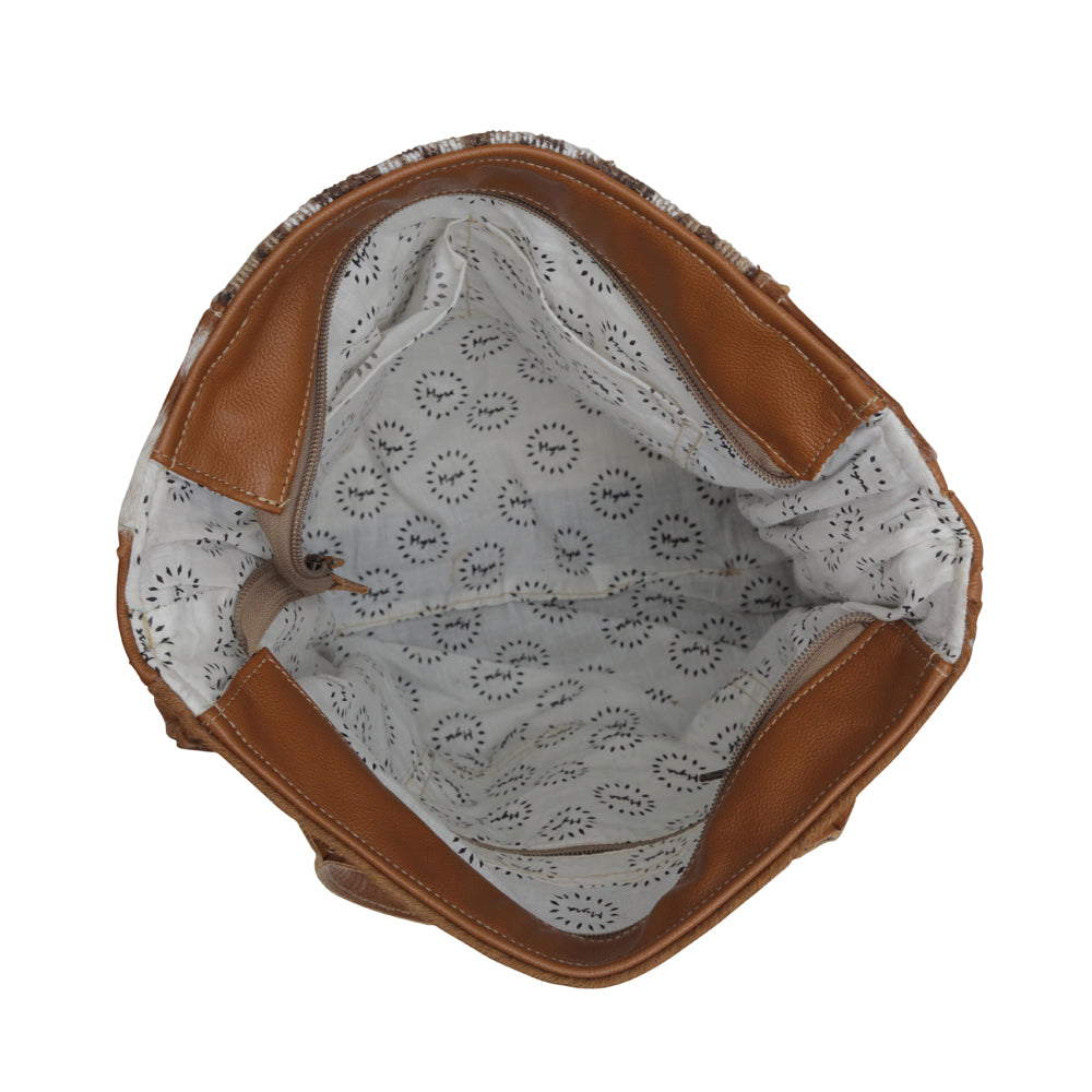 ELISA LEATHER & HAIRON BAG