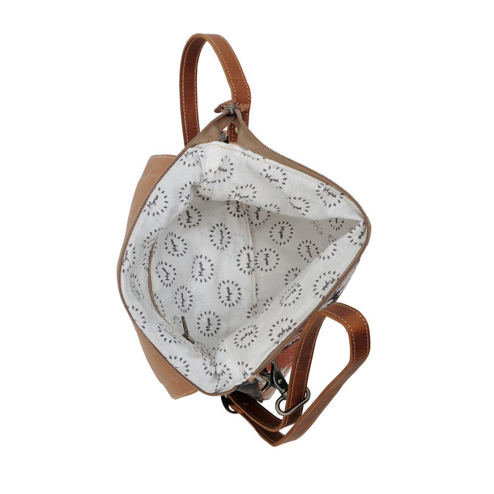 SANSA HAND-TOOLED BAG