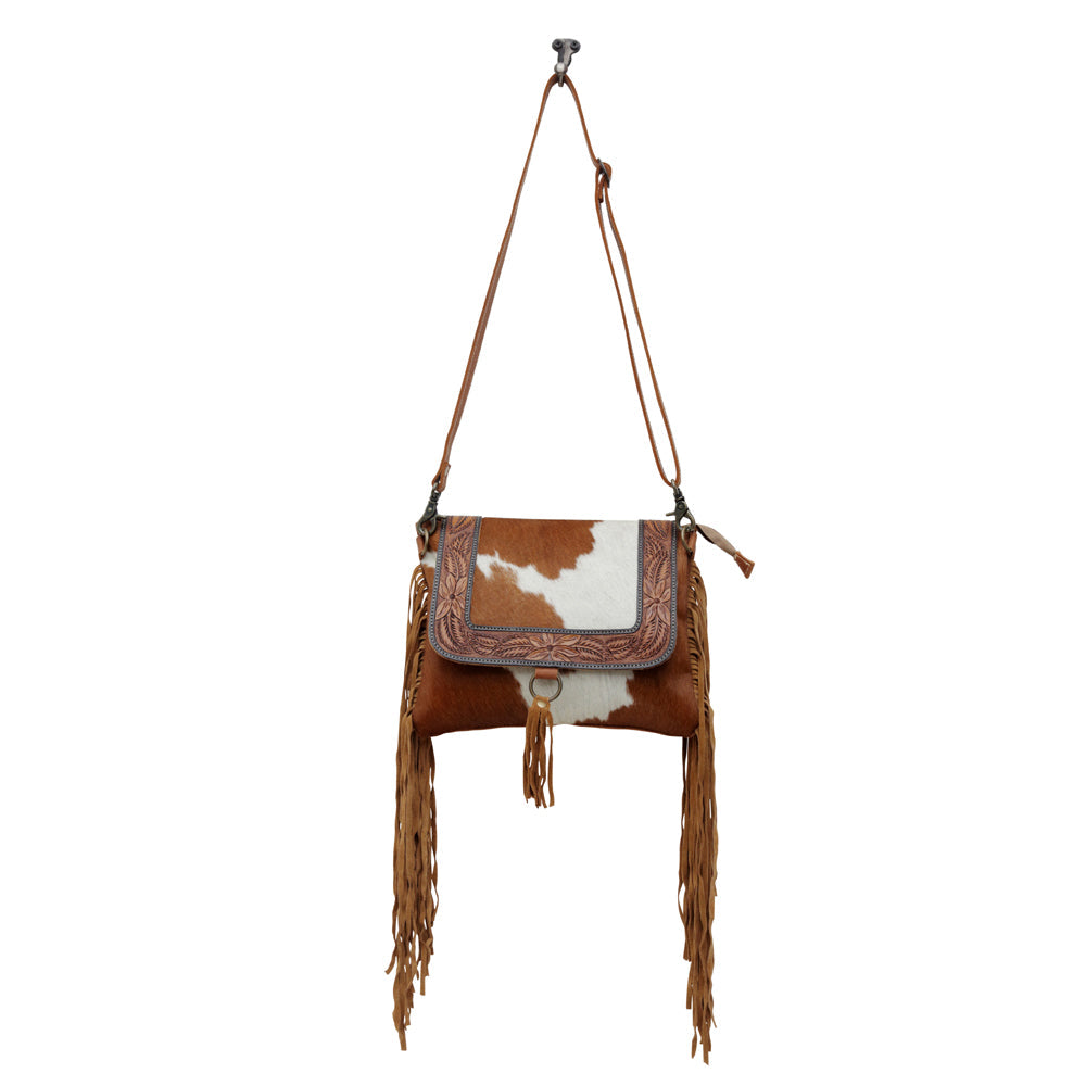 RUSTY HANDTOOLED BAG