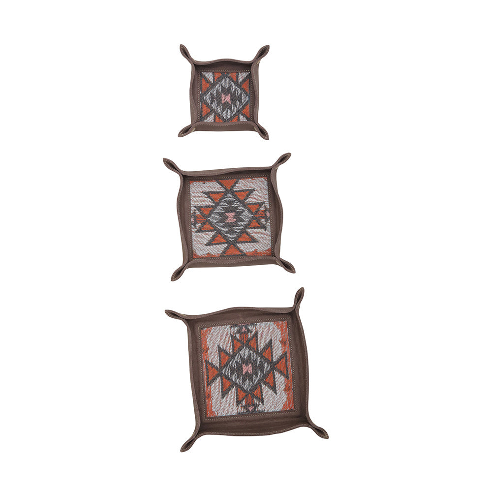 WILD WEST TRAY SET OF 3