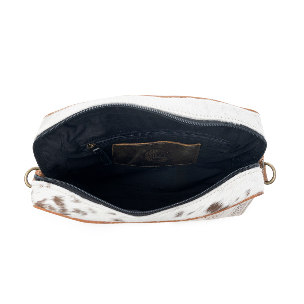 ORCHIDS HAND-TOOLED BAG