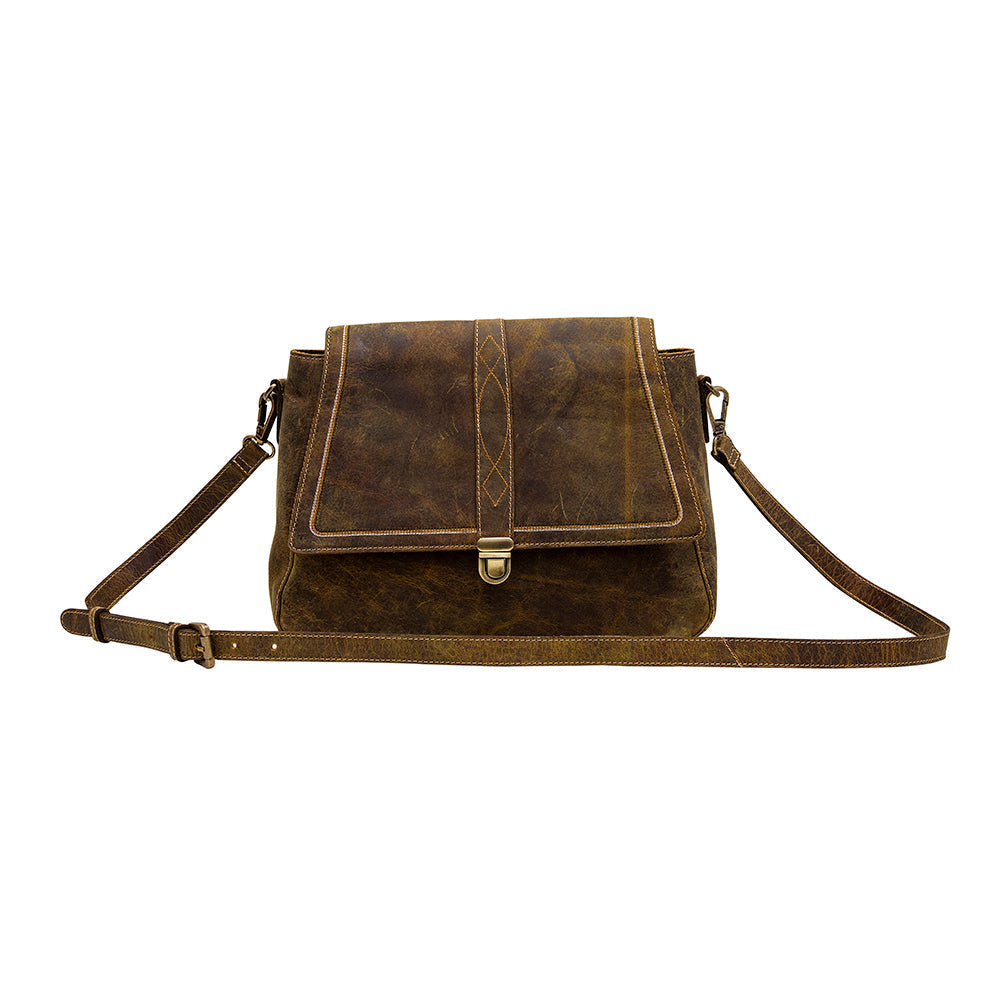 LONG REST LEATHER & HAIRON BAG