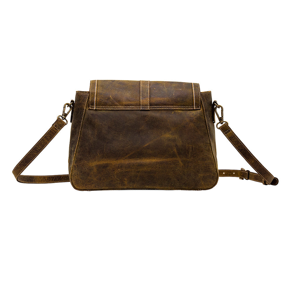LONG REST LEATHER & HAIRON BAG
