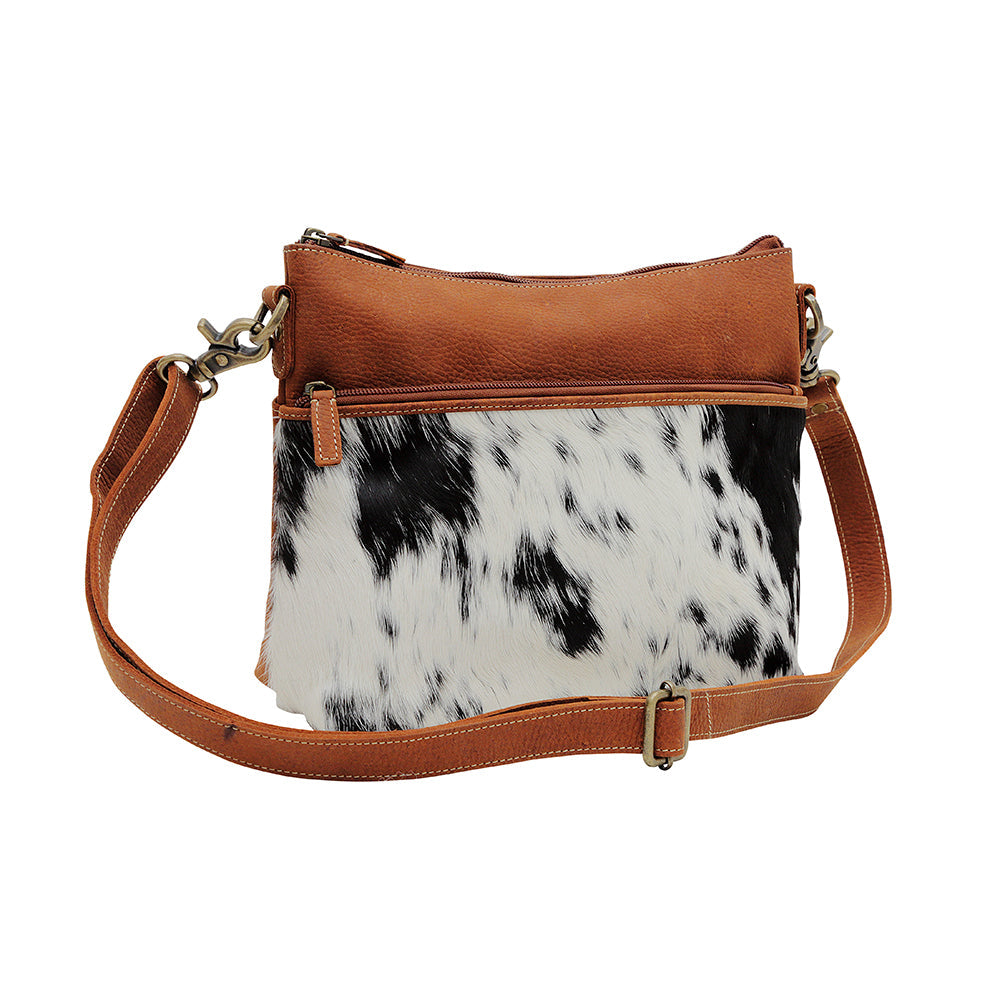 NIGHTWOOD LEATHER & HAIRON BAG