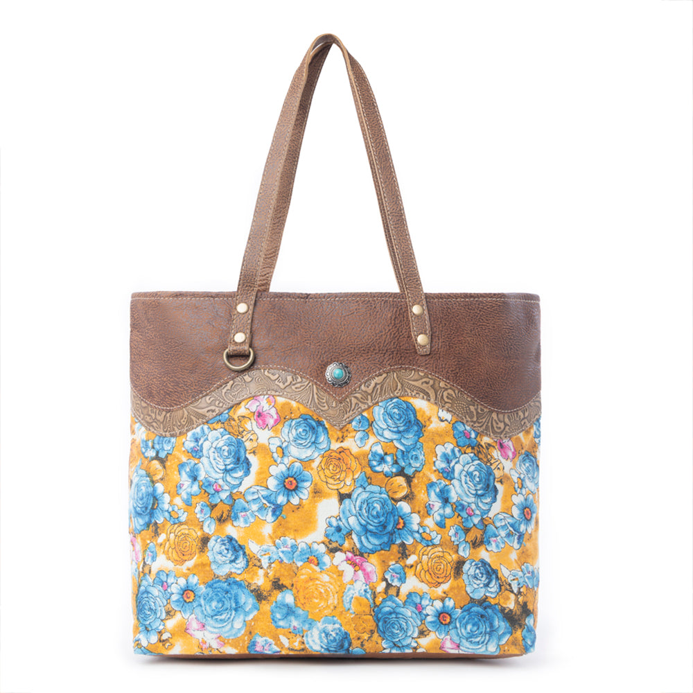 Blue Ridge Blooms Tote Bag