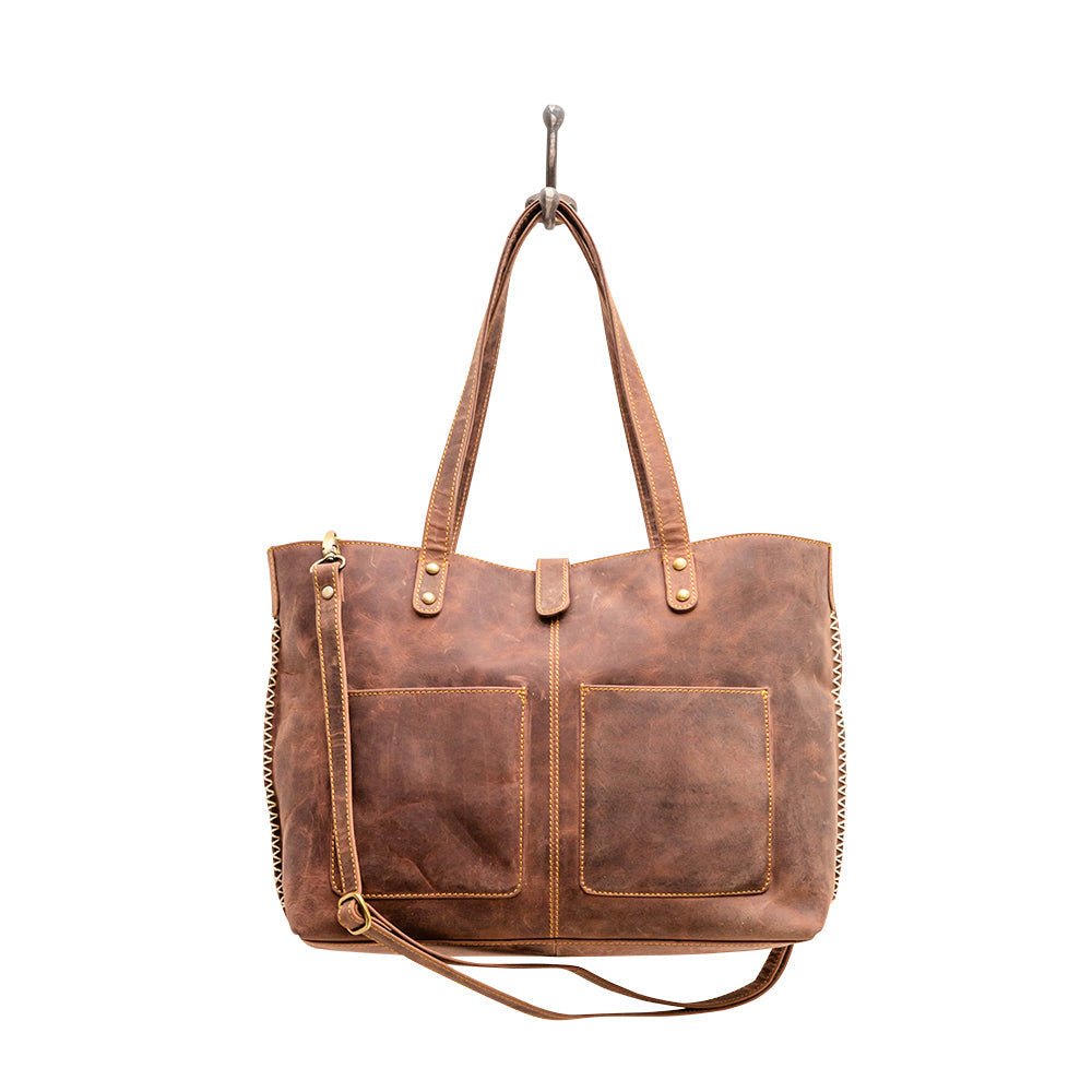 Respira Leather & Hairon Bag
