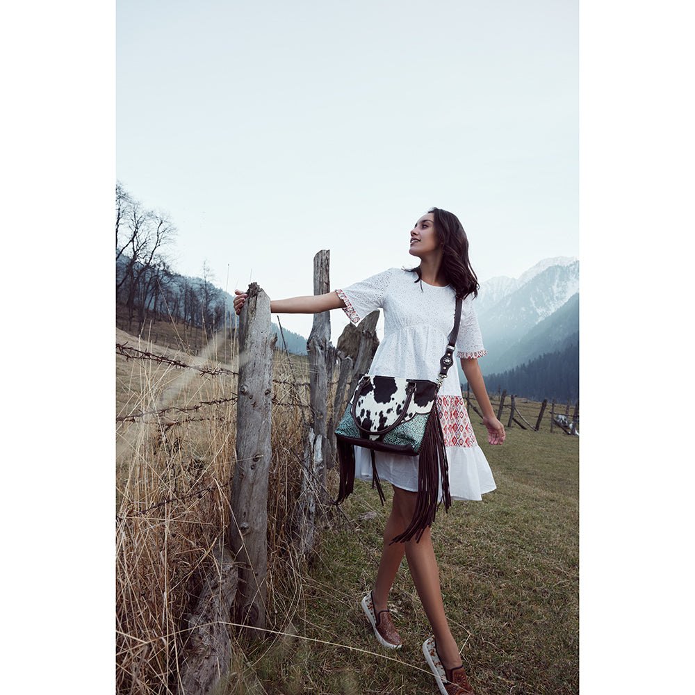 Sierra Leather & Hairon Bag