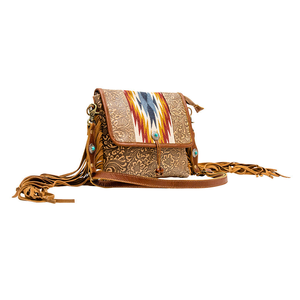 Crosshair Canvas And Hairon Bag