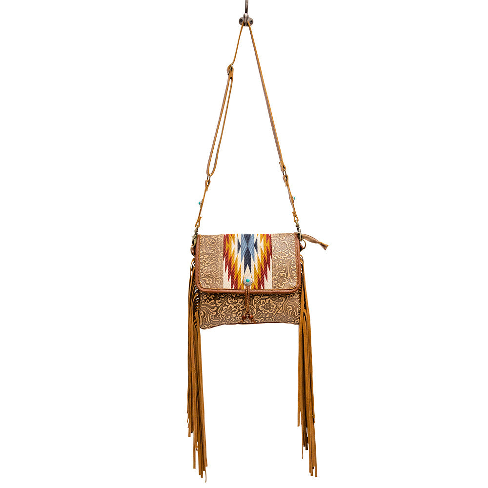 Crosshair Canvas And Hairon Bag