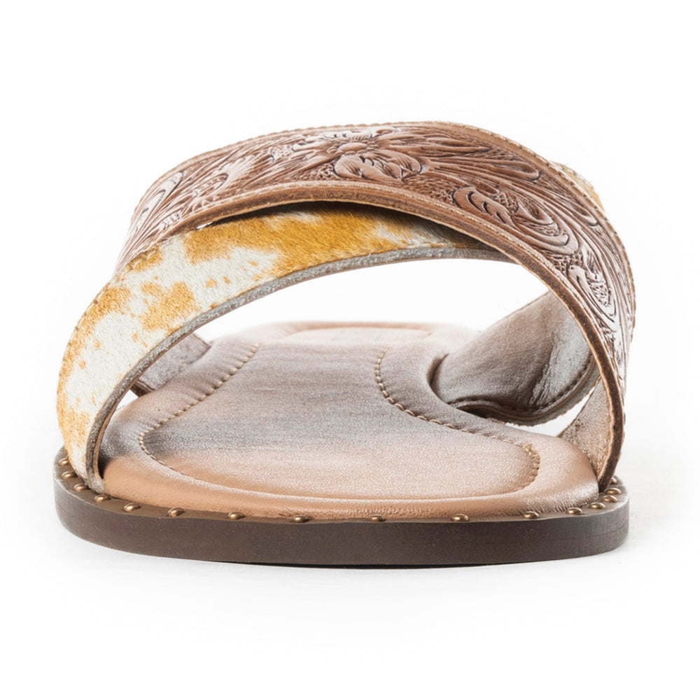 Mukluk Western Hand-Tooled Sandals