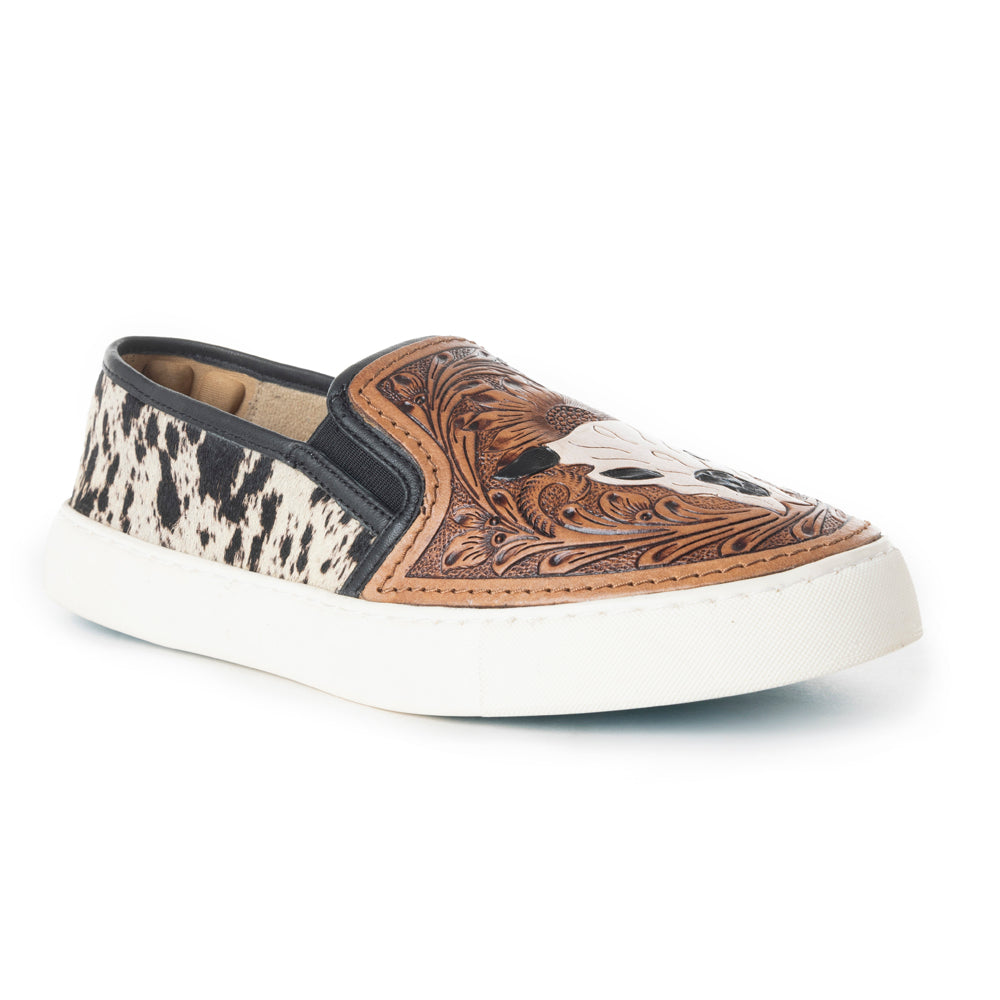 Reflexo Western Hand-Tooled Sneakers