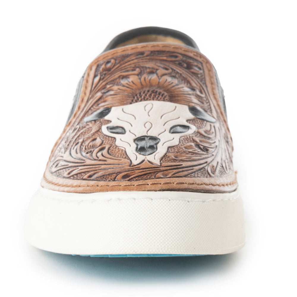 Reflexo Western Hand-Tooled Sneakers