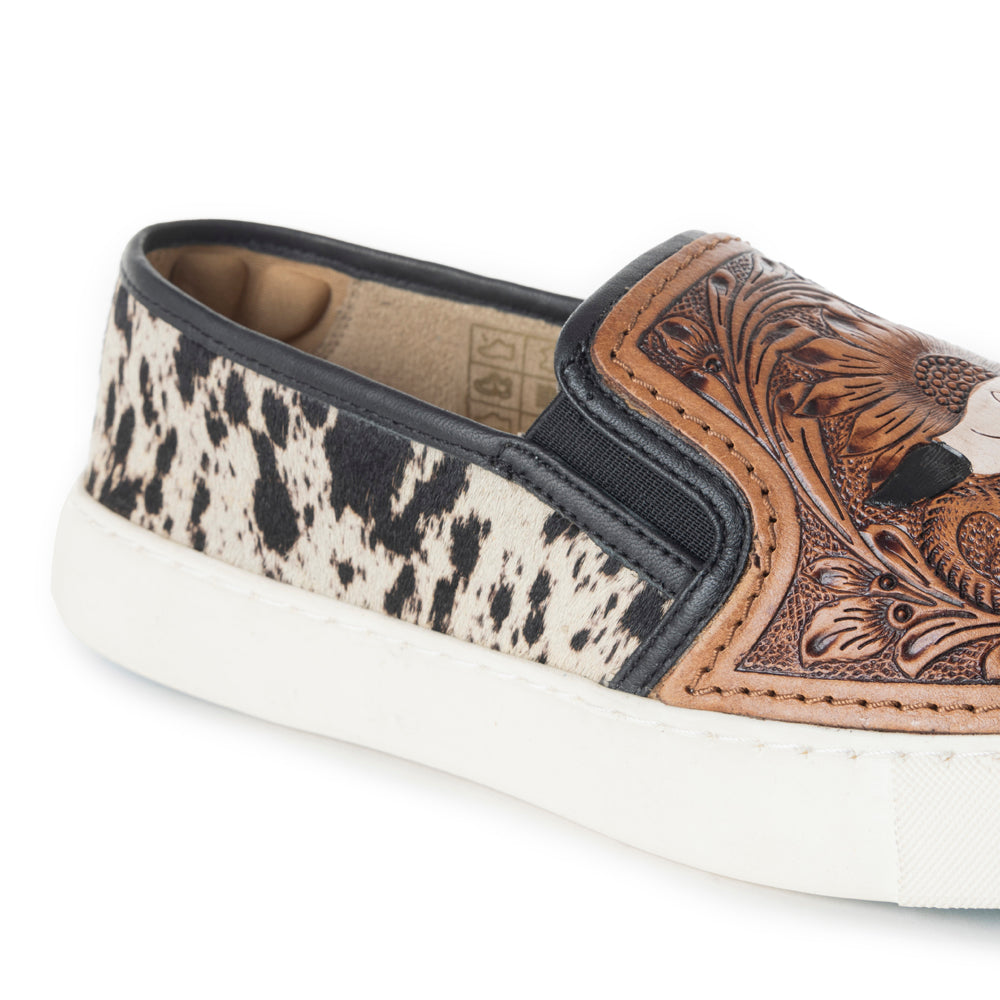Reflexo Western Hand-Tooled Sneakers