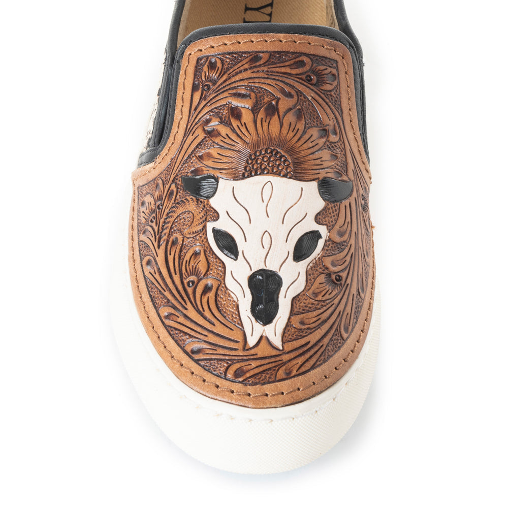 Reflexo Western Hand-Tooled Sneakers