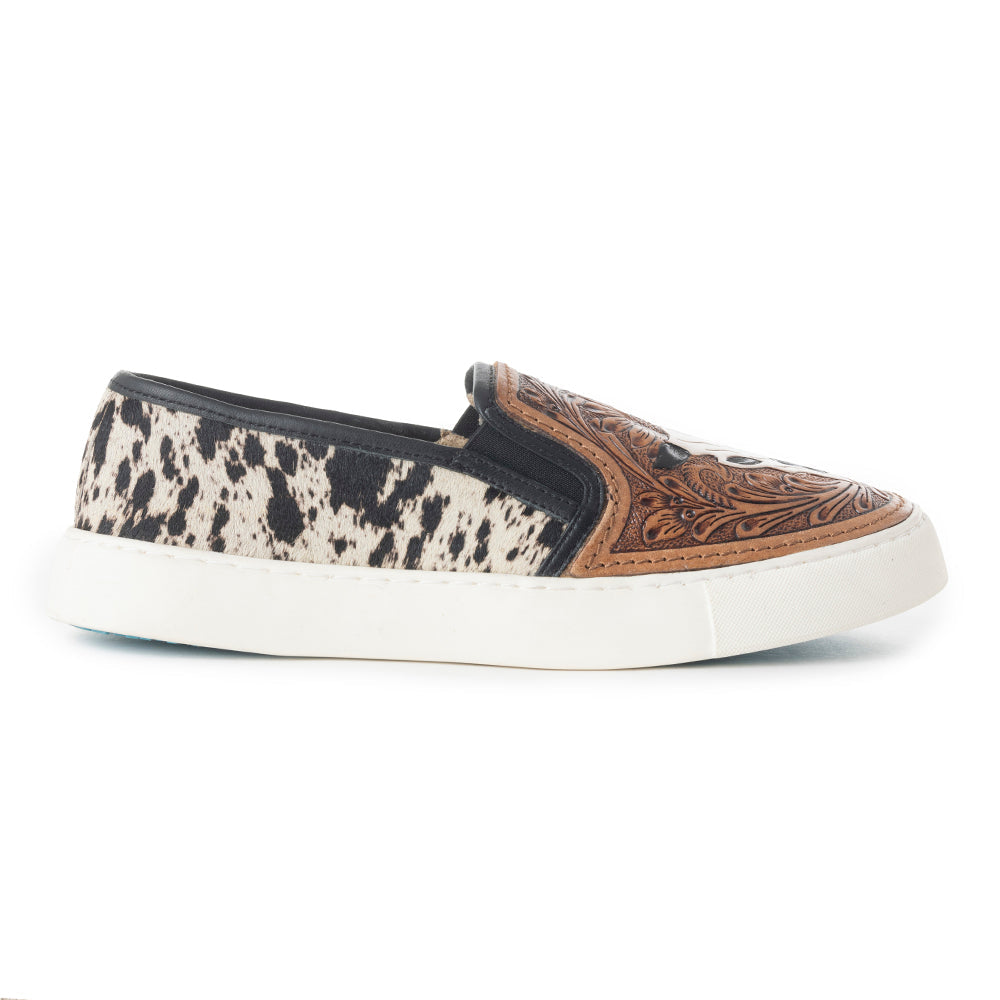 Reflexo Western Hand-Tooled Sneakers