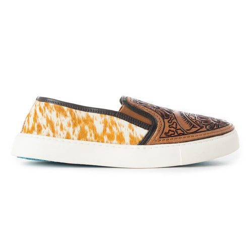 Argun Western Hand-Tooled Sneakers
