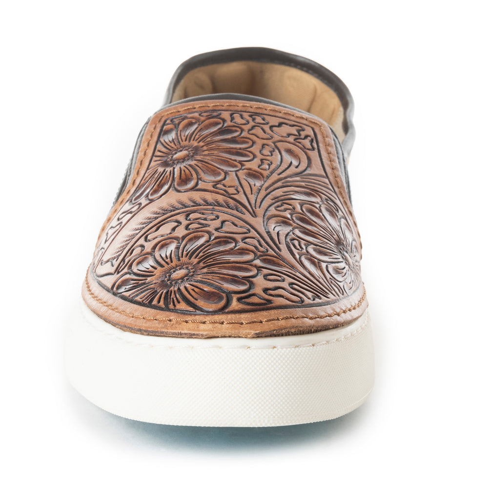 Argun Western Hand-Tooled Sneakers