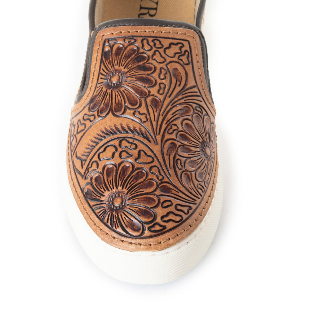 Argun Western Hand-Tooled Sneakers