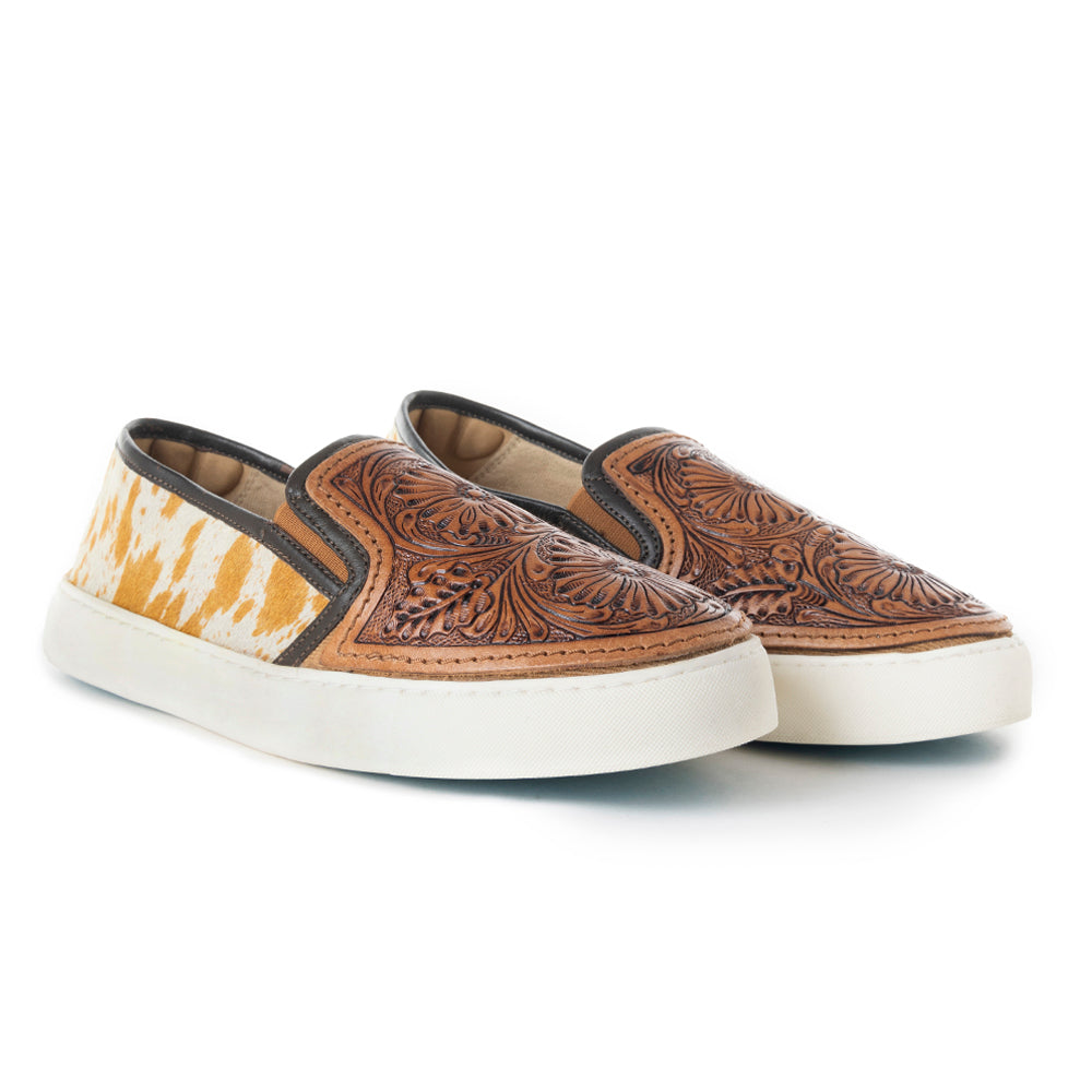 Rodon Western Hand-Tooled Sneakers