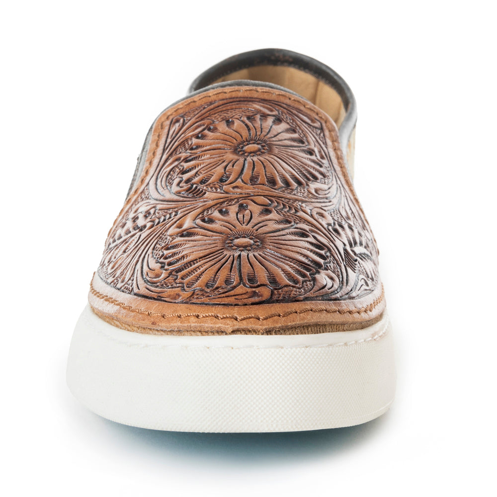 Rodon Western Hand-Tooled Sneakers