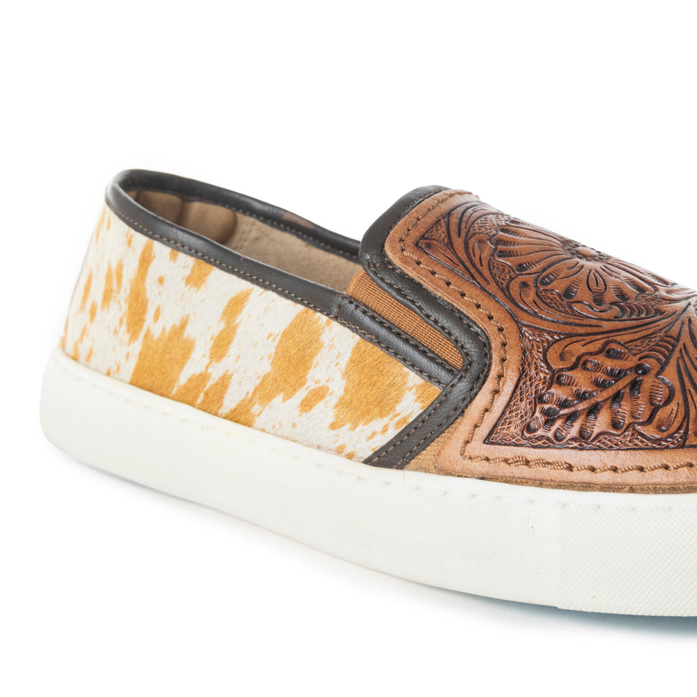 Rodon Western Hand-Tooled Sneakers