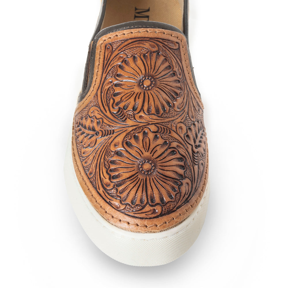 Rodon Western Hand-Tooled Sneakers