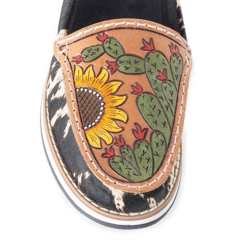 Nitroon Western Hand-Tooled Sneakers