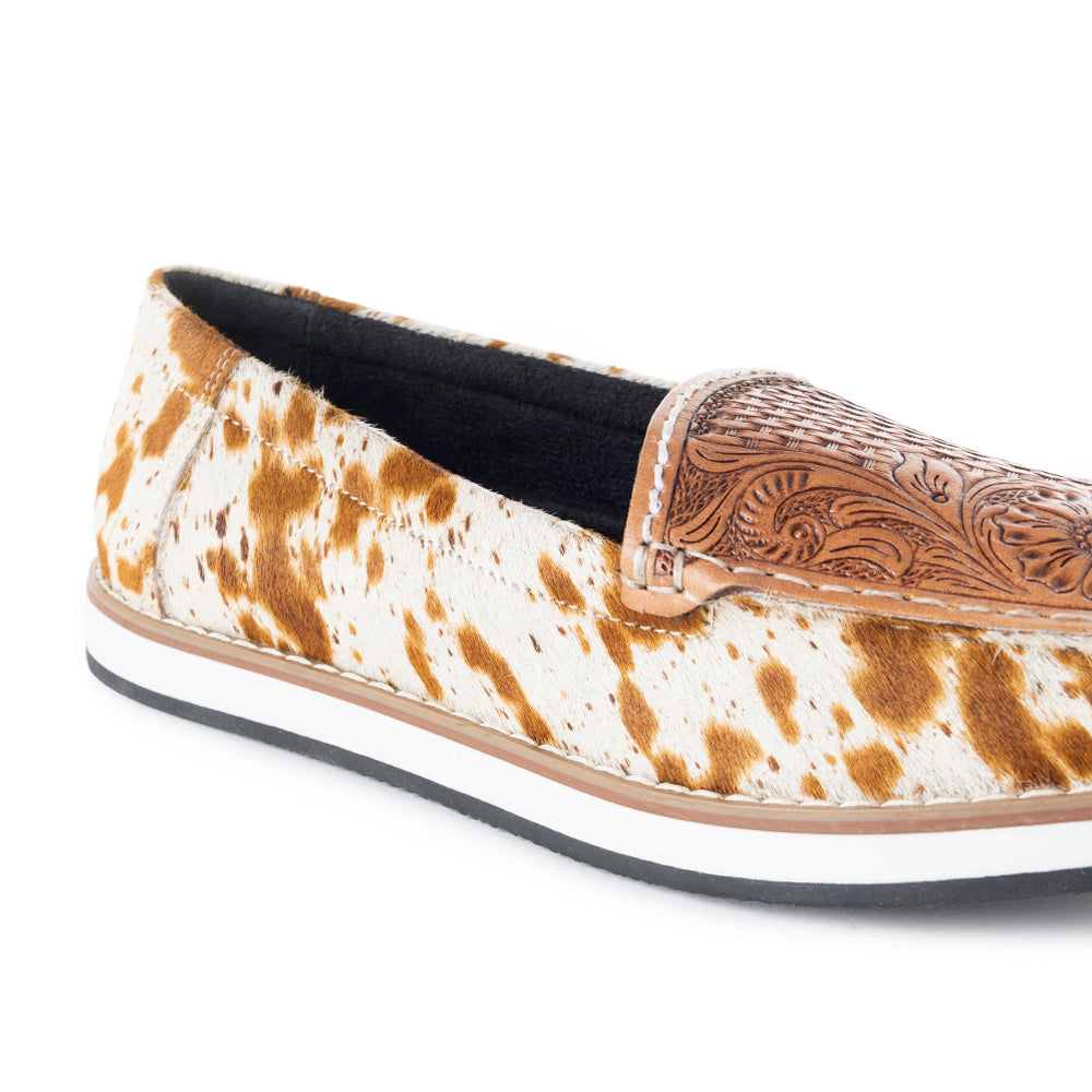 Electraun Western Hand-Tooled Sneakers