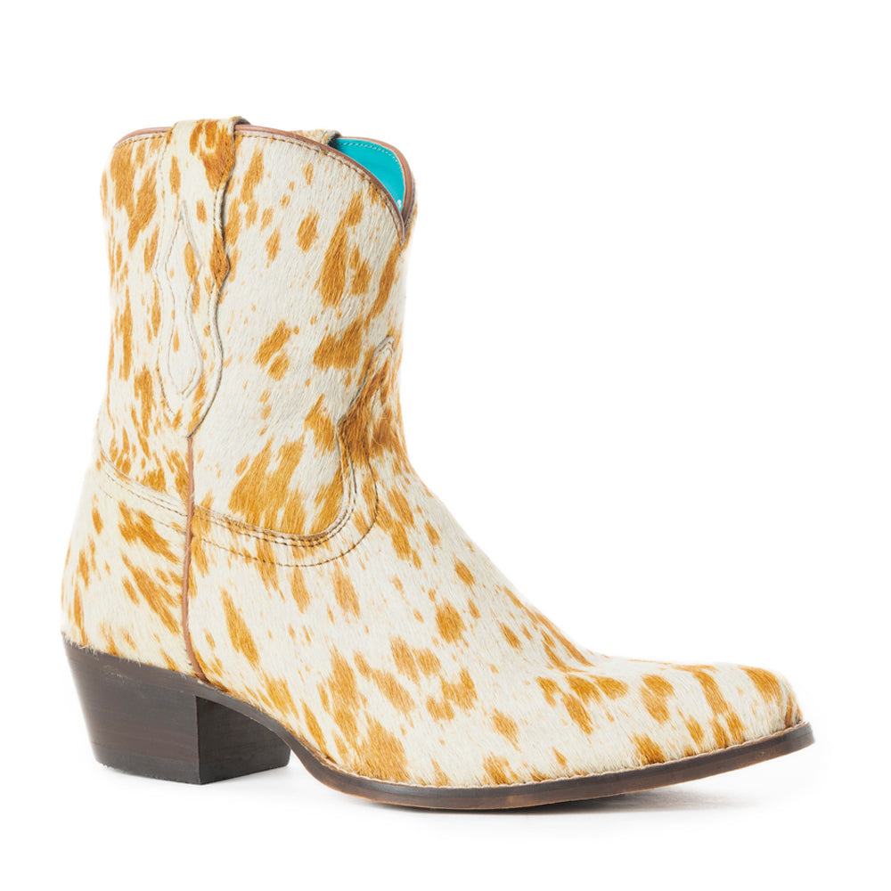 Cowdie Western Hairon Leather Booties