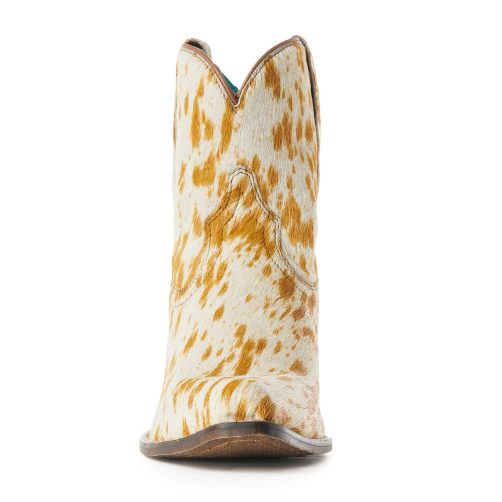 Cowdie Western Hairon Leather Booties