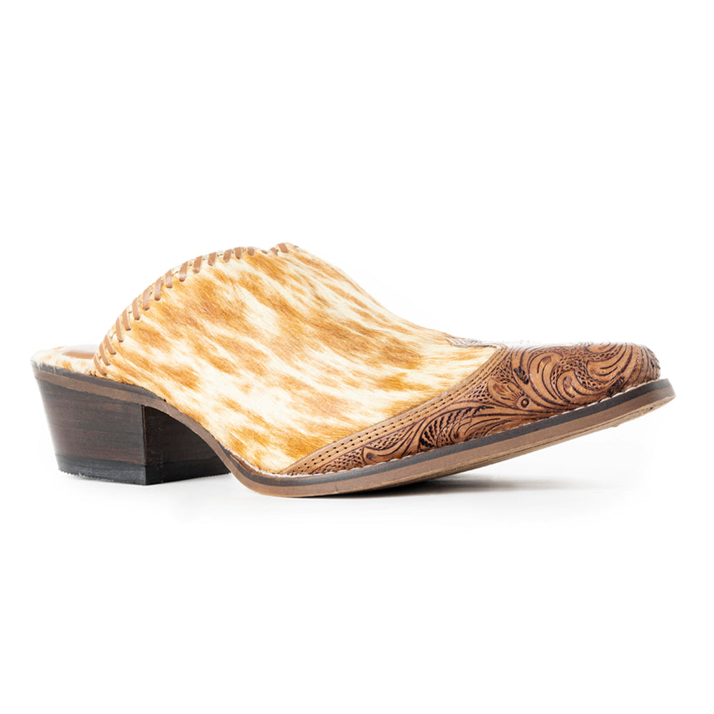 Oorage Western Hand-Tooled Mules