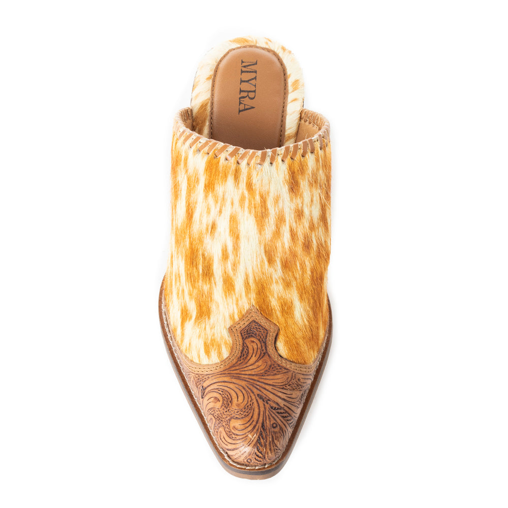Oorage Western Hand-Tooled Mules