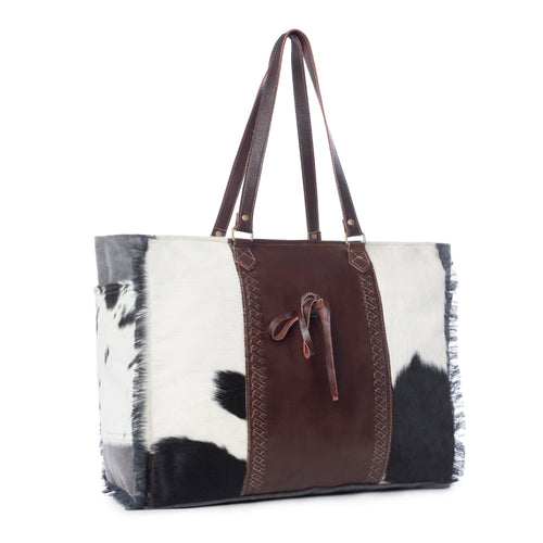 Rosalinda Cross Stitched Weekender Bag