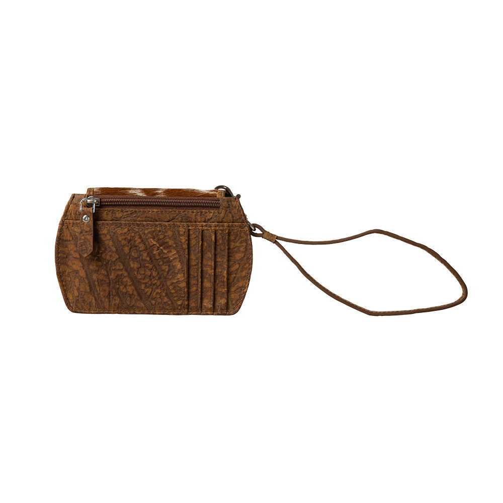 Shorthorn Wristlet Hairon Wallet