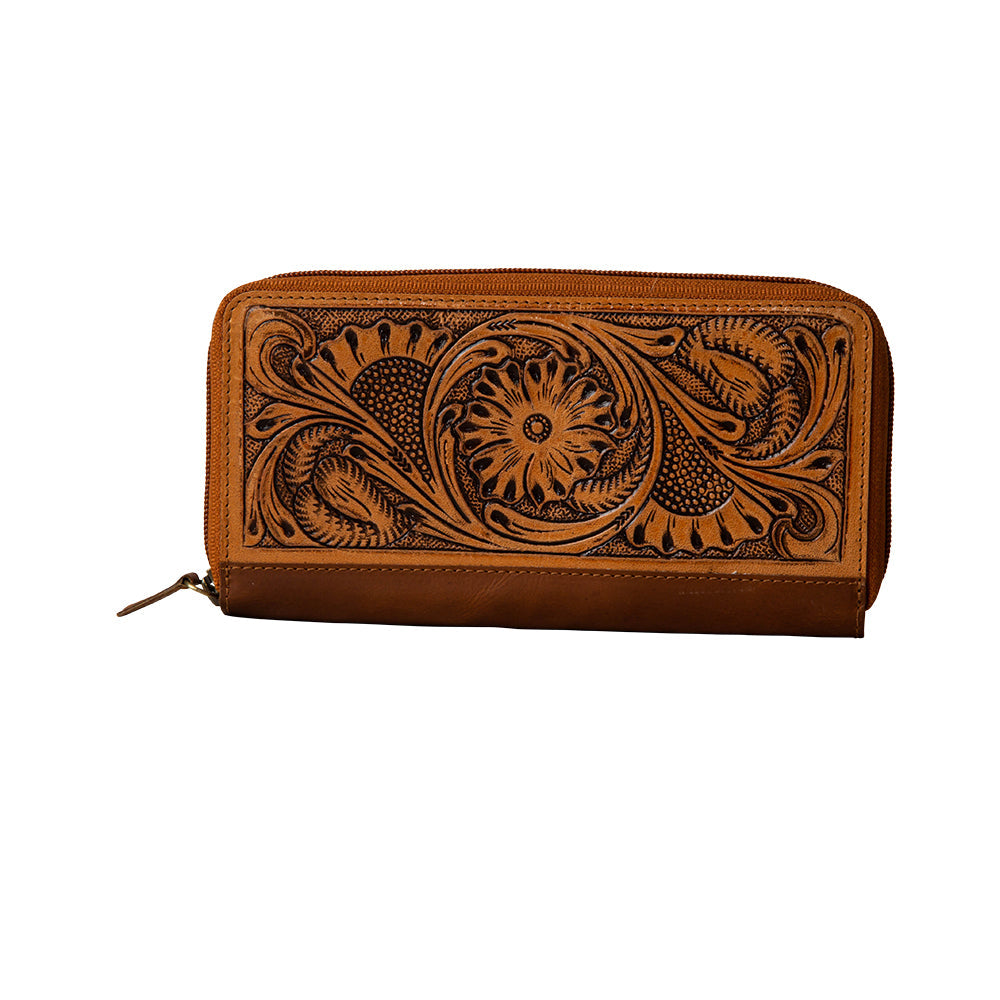 Romona Ridge Hand-Tooled Wallet