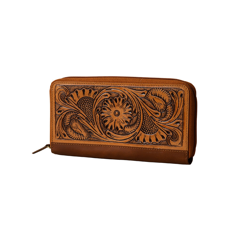 Romona Ridge Hand-Tooled Wallet