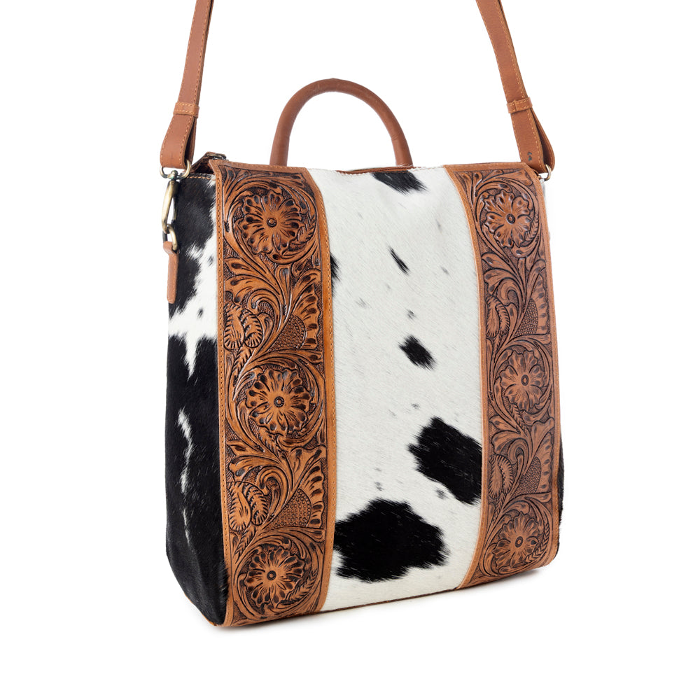 Wynona Fleur Hand-Tooled Bag
