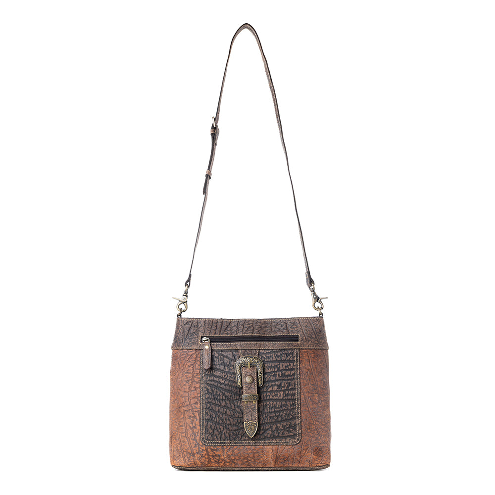 Crossroads Creek Leather & Hairon Bag