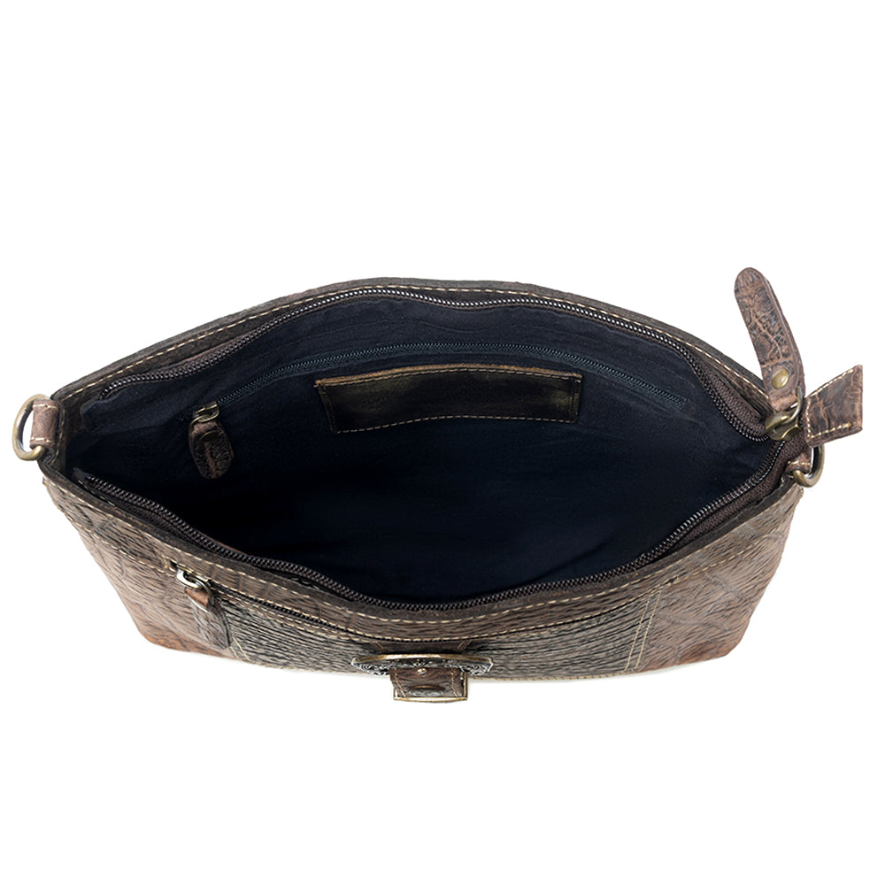 Crossroads Creek Leather & Hairon Bag
