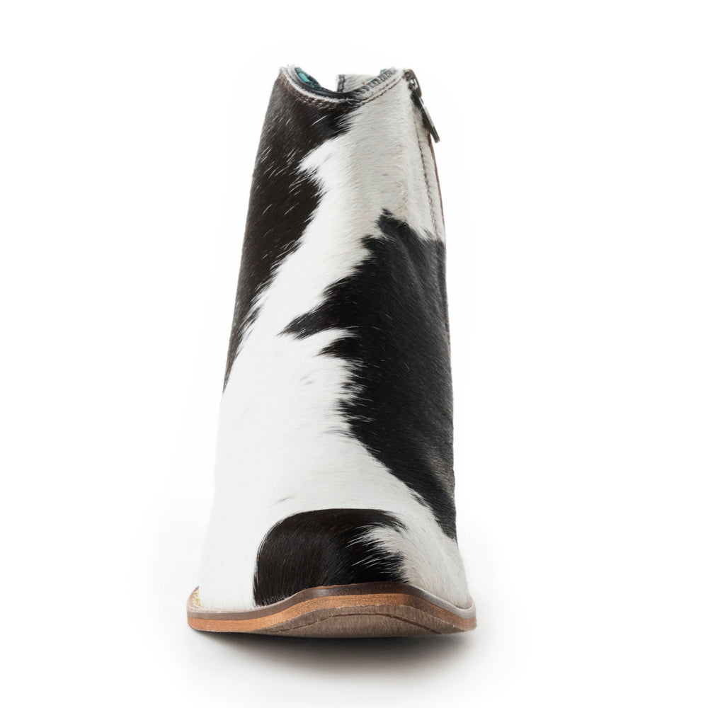 Laramie Plains Hair-on Hide & Hand-tooled Boots