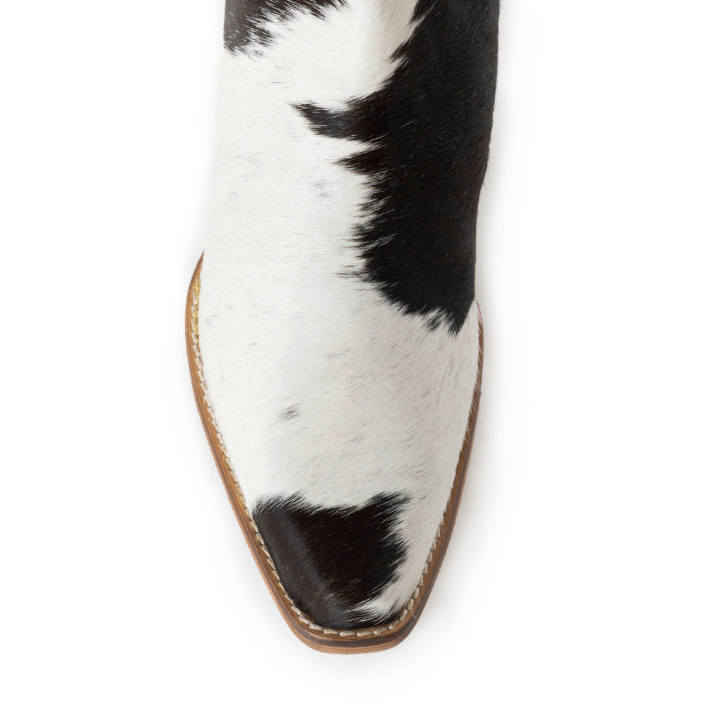 Laramie Plains Hair-on Hide & Hand-tooled Boots