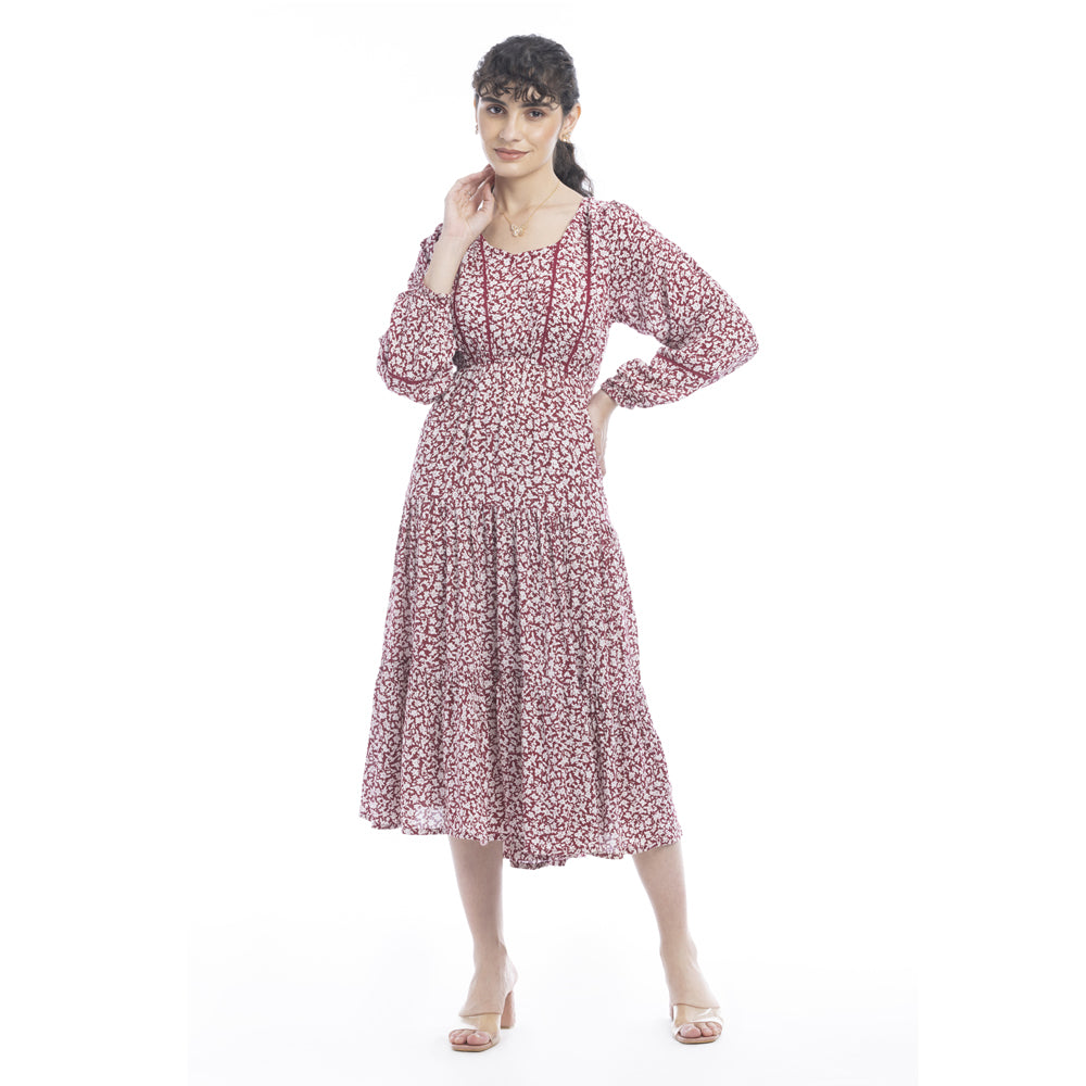 Tammy Anne Floral Pattern Dress
