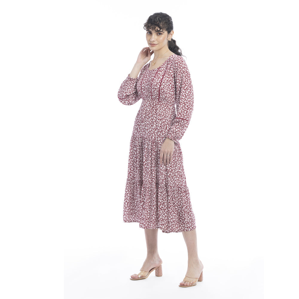 Tammy Anne Floral Pattern Dress