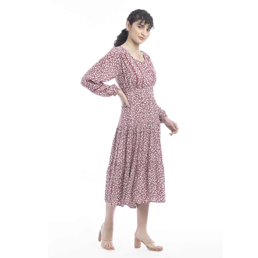 Tammy Anne Floral Pattern Dress