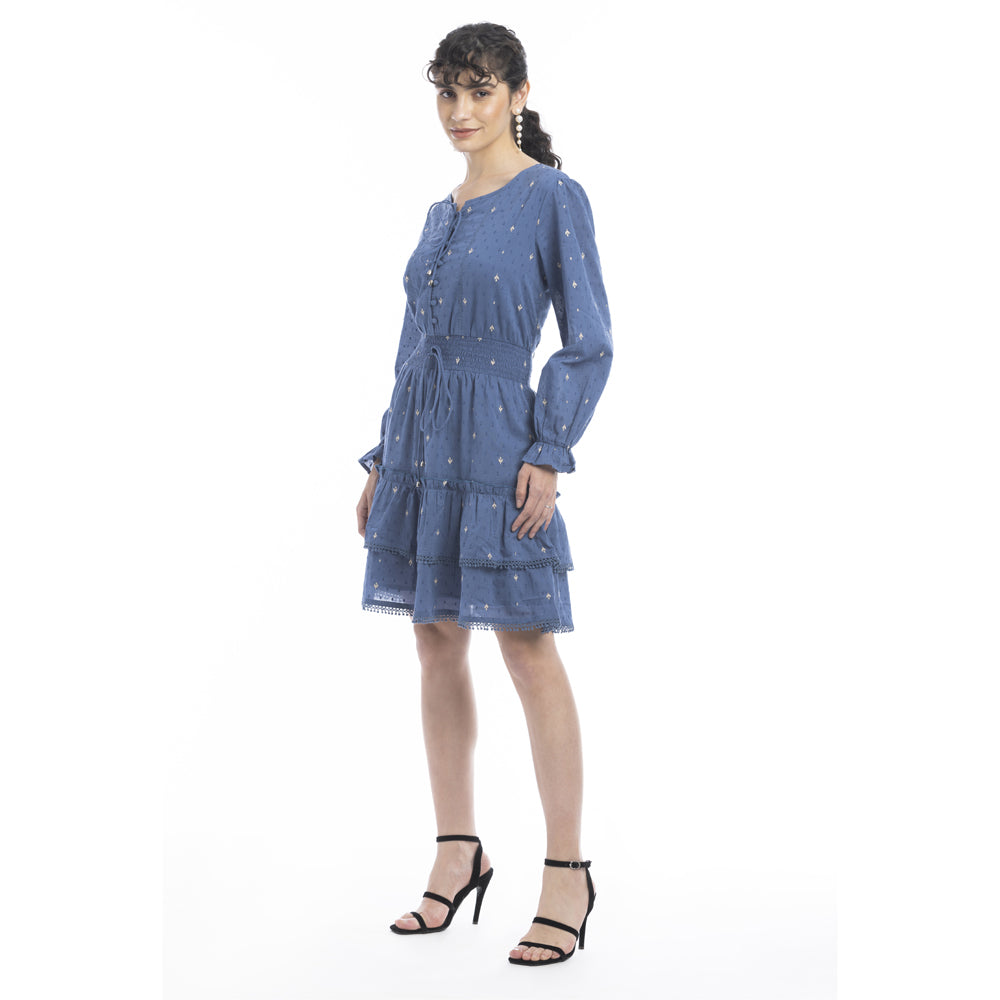 Jasmine Embroidered Accent Dress