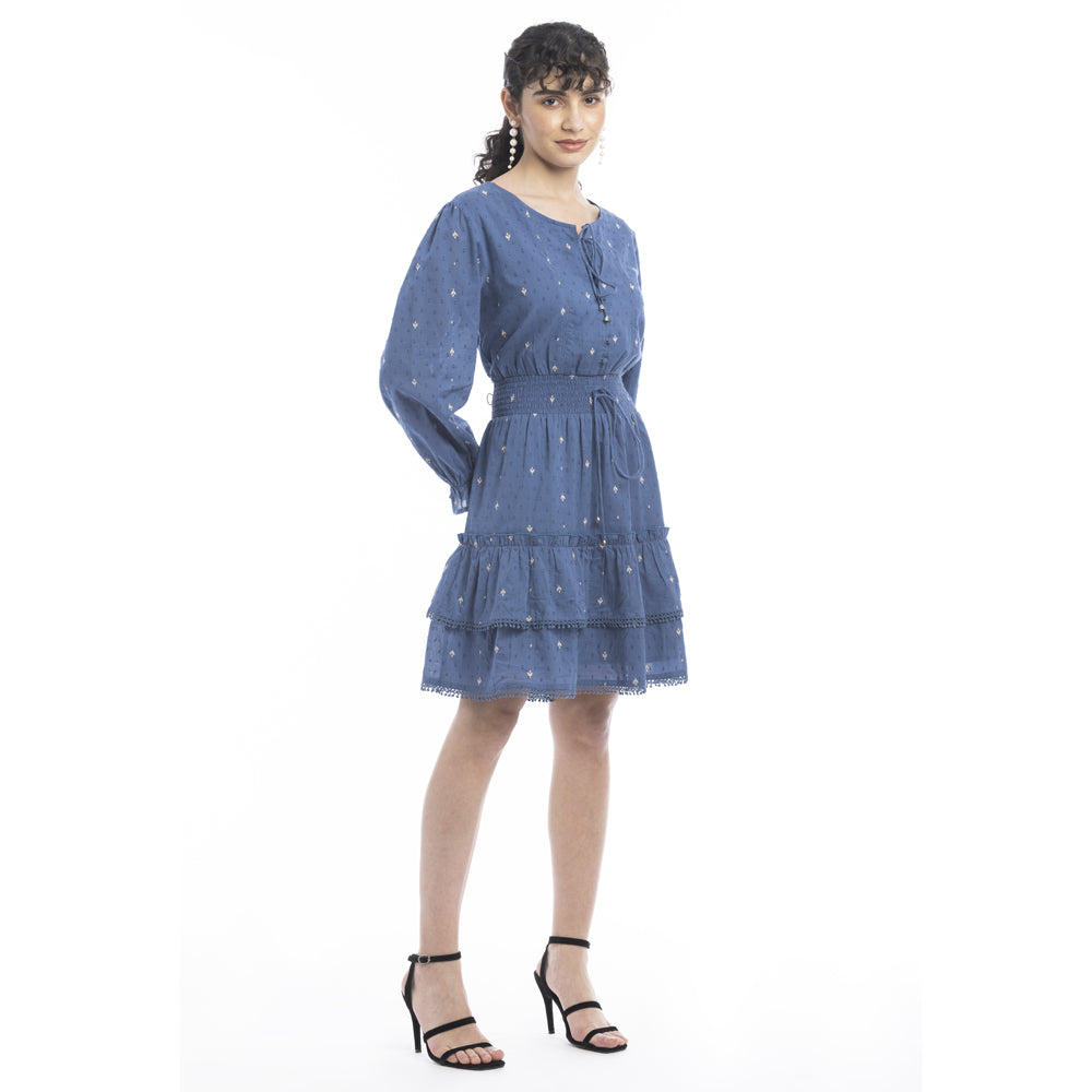 Jasmine Embroidered Accent Dress