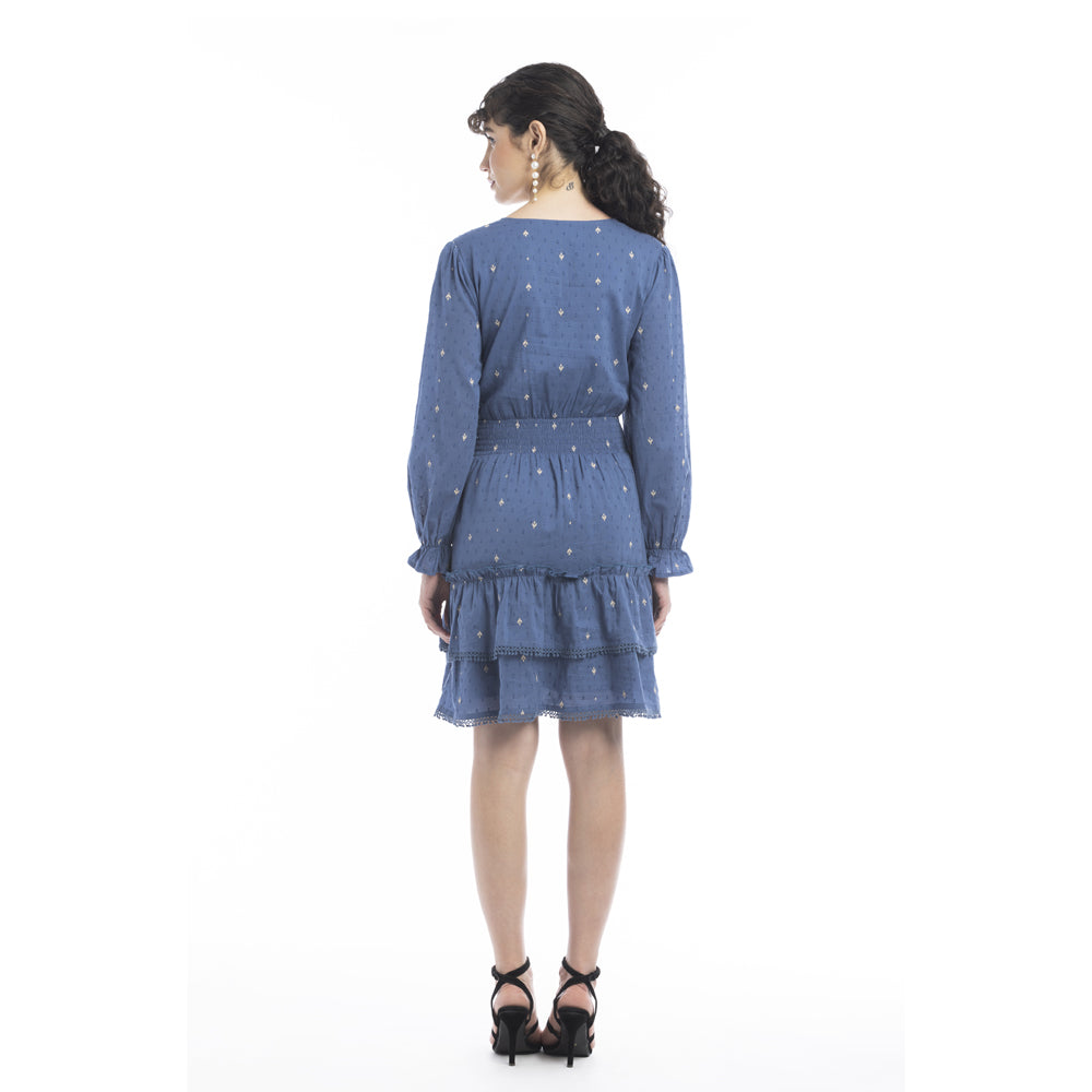 Jasmine Embroidered Accent Dress